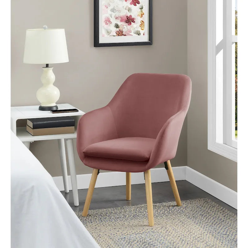 Convenience Concepts Take a Seat Charlotte Poltrona Accento Imbottita con Schienale Alto 14