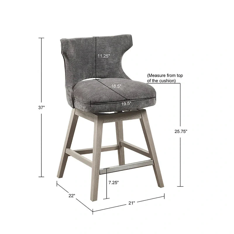 Sgabello da bancone girevole a 360 gradi Madison Park Janet 28