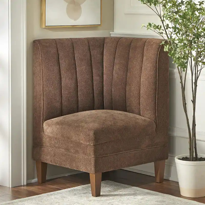 Lifestorey Kerrington 3-Piece Channel Back Upholstered Banquette Set 8