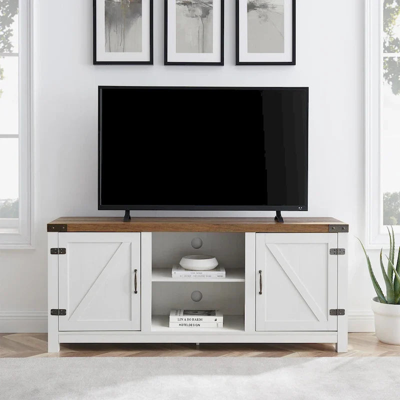Middlebrook Firebranch 58-inch Barn Door TV Stand 38