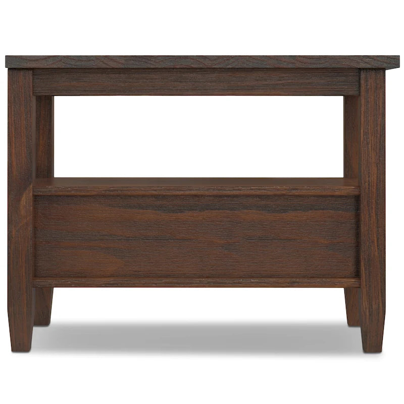 WYNDENHALL Norfolk TAVOLINO LATERALE STRETTO RETTANGOLARE TRADIZIONALE IN LEGNO MASSELLO, LARGHEZZA 14 POLLICI - 14 pollici di larghezza 31