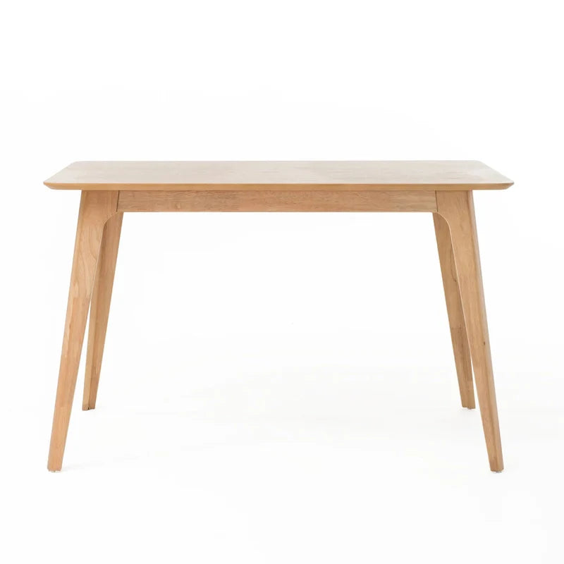 Set da pranzo rettangolare a 5 pezzi in legno di Idalia Fabric and Rubberwood di Christopher Knight Home 14