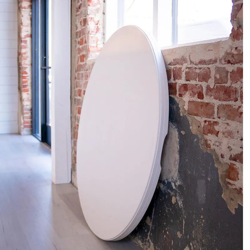Lifetime 48 inch Round Nesting Table, Indoor/Outdoor Light Commercial Grade, White 18