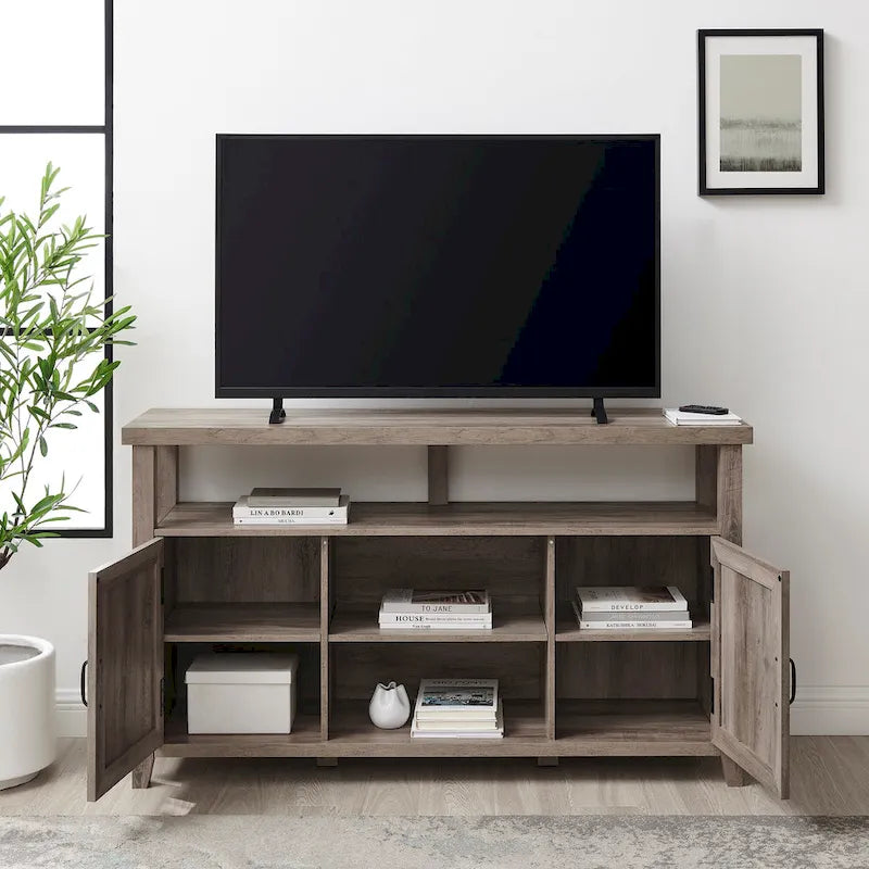 Mobile TV alto Middlebrook da 58 pollici con ante a scanalature 16