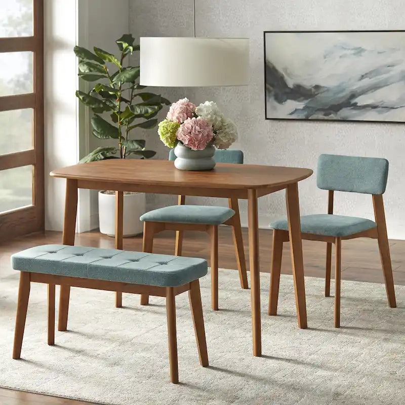 Simple Living 4-Piece Nettie Solid Wood Dining Set 3