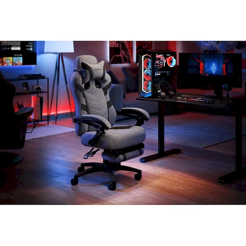 RESPAWN 110 Pro Gaming Chair - Gaming Chair with Footrest, Ergonomic Computer Desk Chair 47