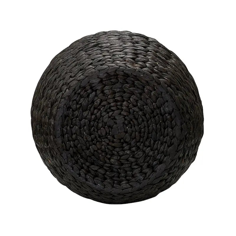 Household Essentials Handwoven Barrel Wicker Storage Basket Side Table - 17.0L x 17.0W x 19.0H 42