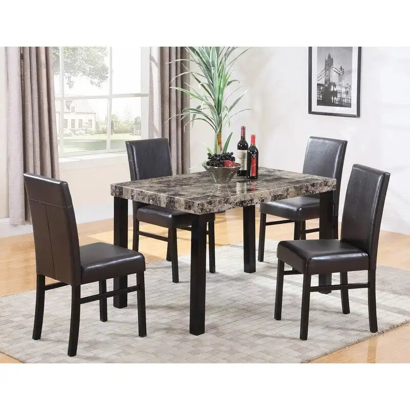 Best Master Furniture 48-inch Rectanglular Dining Table 4