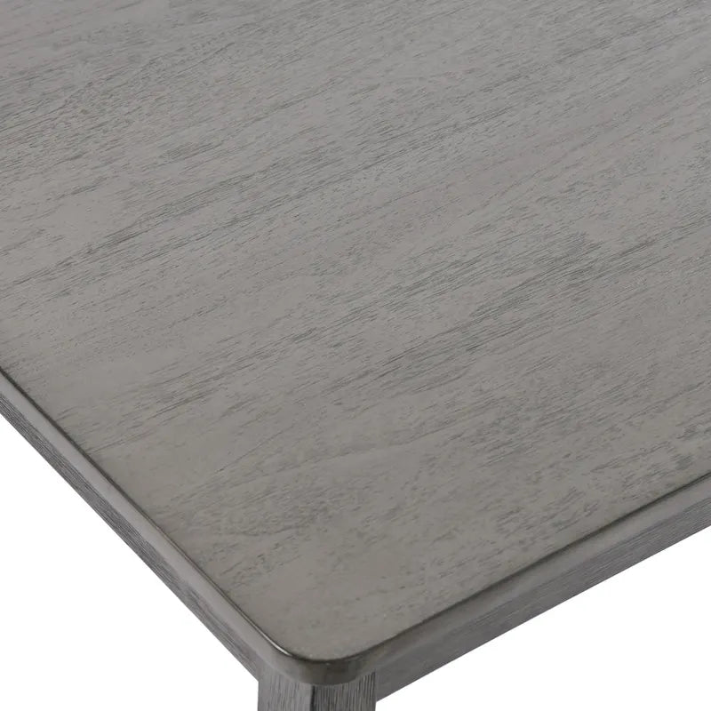 Set di 5 mobili da pranzo in legno massello 47L (1 tavolo + 4 sedie con schienale a doghe) 17
