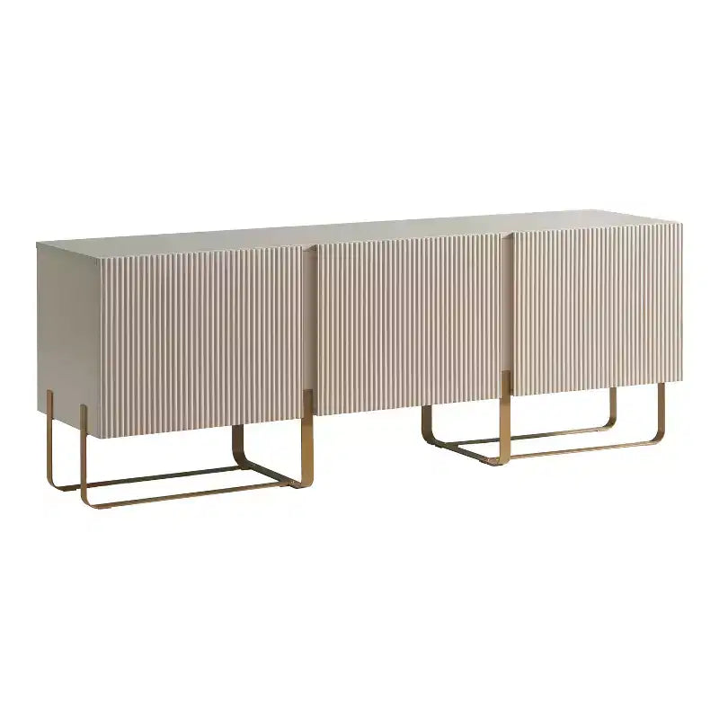 24/7 Shop At Home Forast Modern 3 Door Storage TV Stand for TVs up to 65 