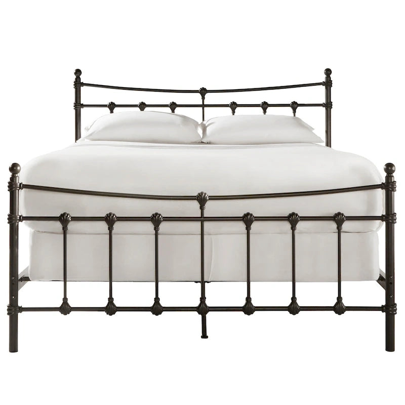 Xander Dark Brown Steel Bed by iNSPIRE Q Classic 20