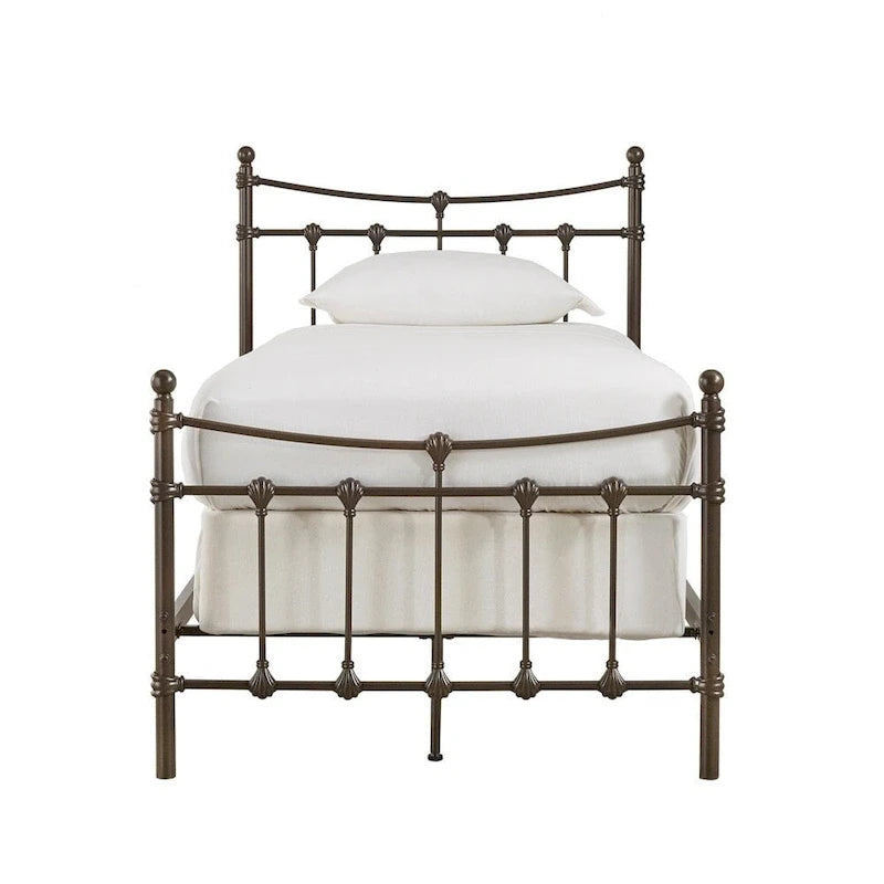 Xander Dark Brown Steel Bed by iNSPIRE Q Classic 22