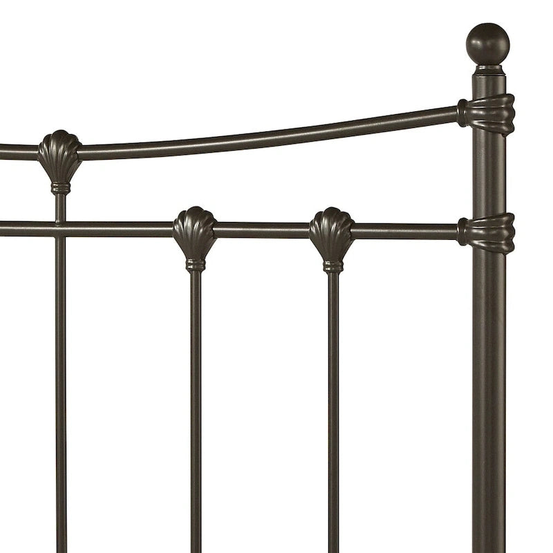 Xander Dark Brown Steel Bed by iNSPIRE Q Classic 23