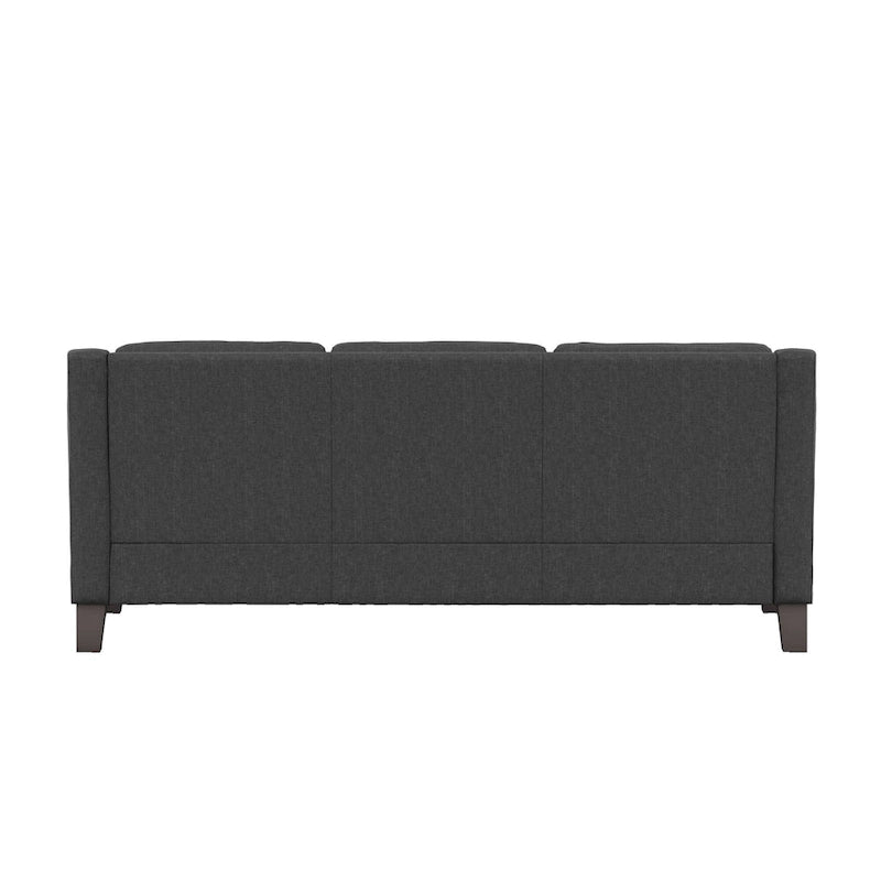 Elston Tufted Linen Track Sofa by iNSPIRE Q Modern 6