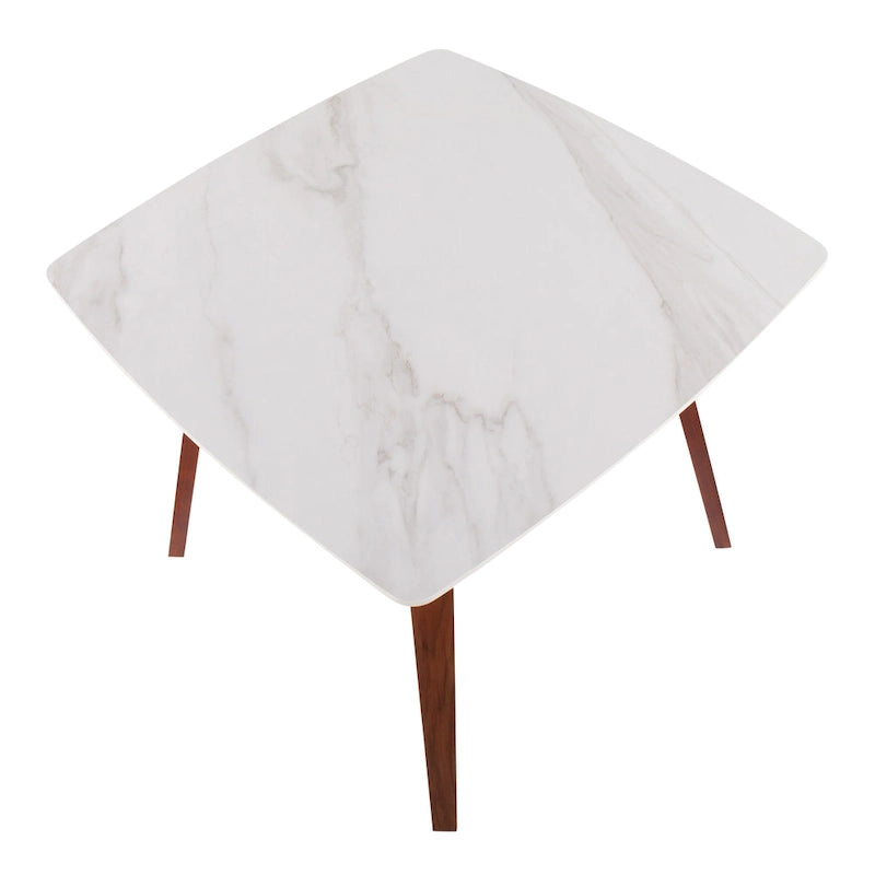 Carson Carrington Sala Dining Table with Textured Marble Table Top 9