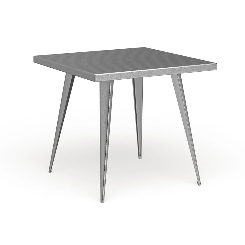 Carbon Loft Swan Industrial Square Metal Dining Table - N/A 19