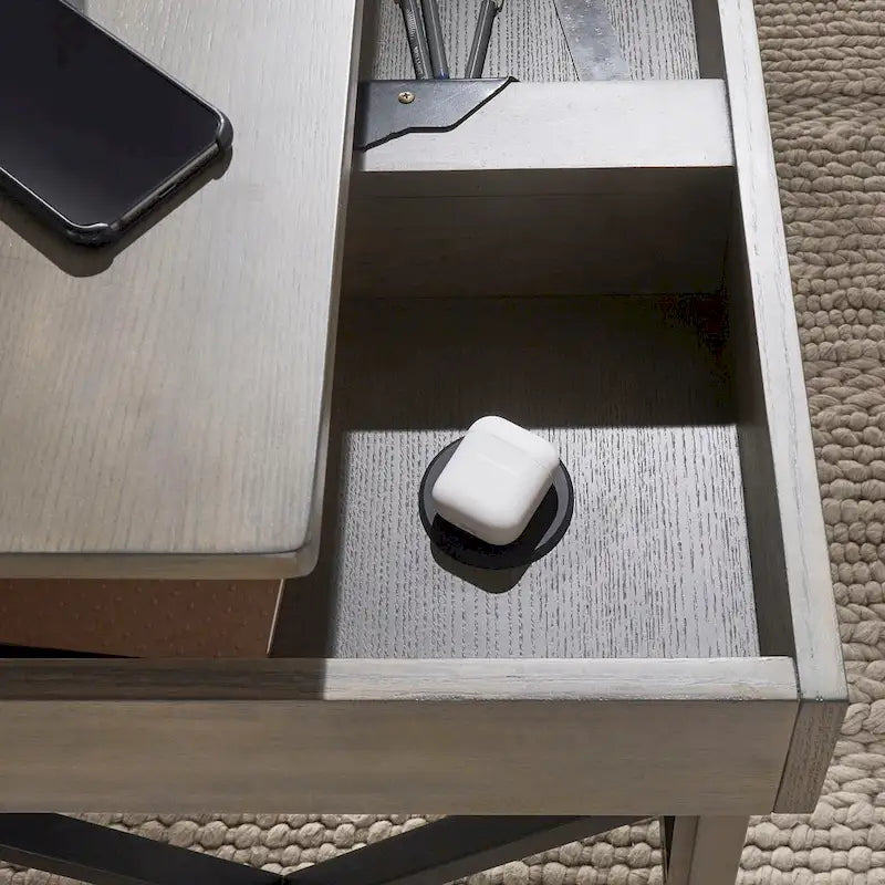 Murali Lift Top Desk with Charging Station by iNSPIRE Q Modern 7
