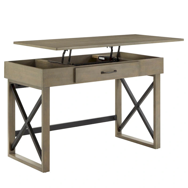 Murali Lift Top Desk with Charging Station by iNSPIRE Q Modern 12