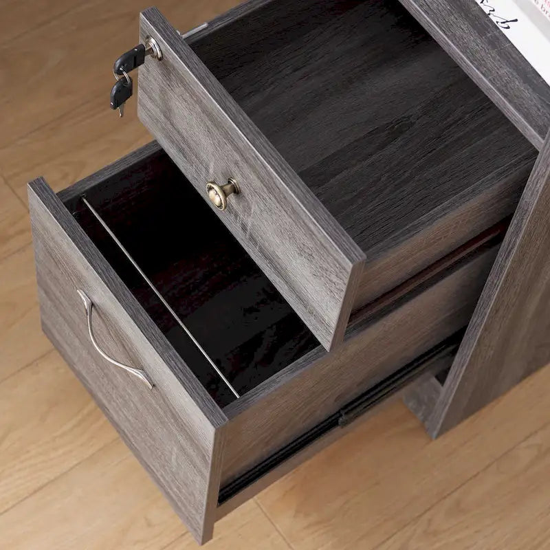 Barlon Transitional 59-inch L-shaped Computer Desk with USBs by Furniture of America 7
