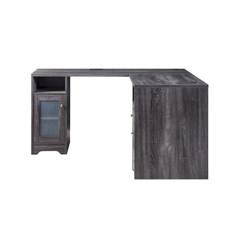 Barlon Transitional 59-inch L-shaped Computer Desk with USBs by Furniture of America 10