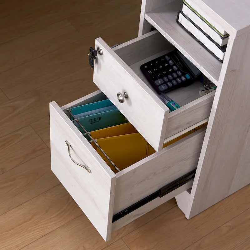 Barlon Transitional 59-inch L-shaped Computer Desk with USBs by Furniture of America 15