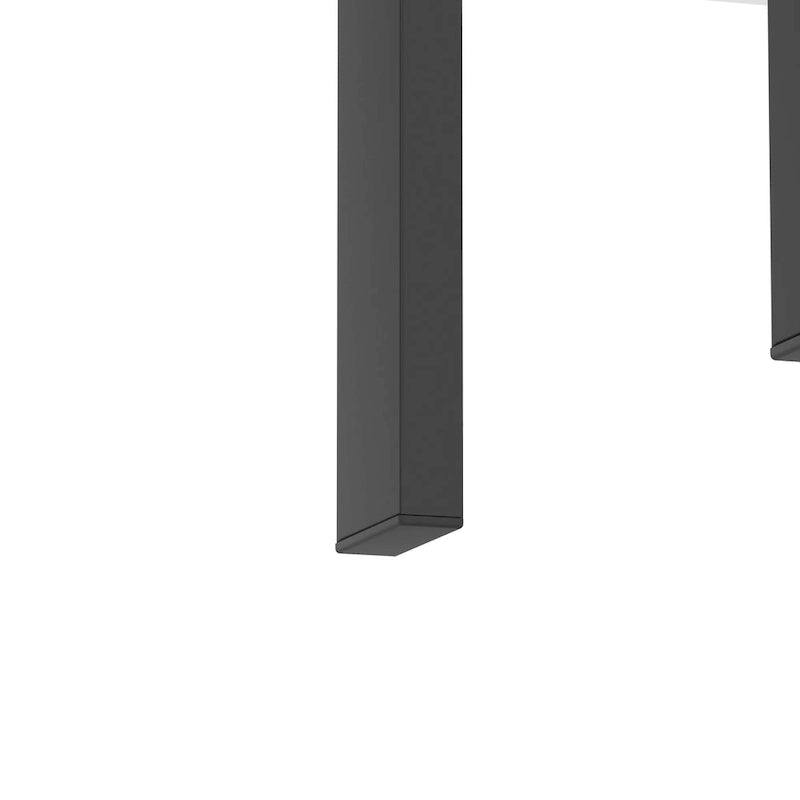Square Tempered Glass Coffee End Table (Set Of 2) - 17.72 x 17.72 x 20.50 8