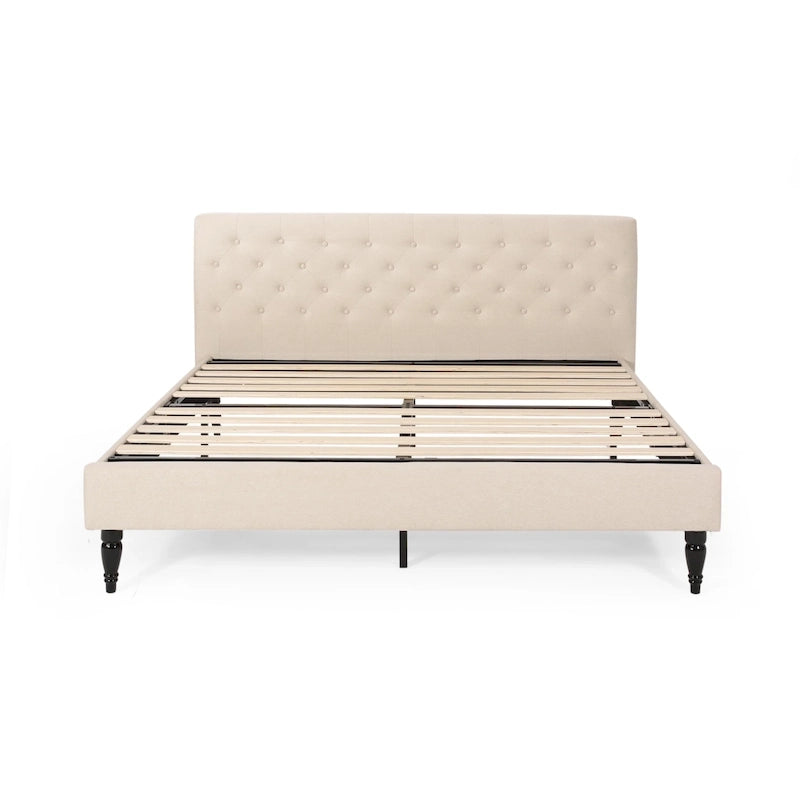 Atterbury Upholstered King Bed Platform by Christopher Knight Home 24