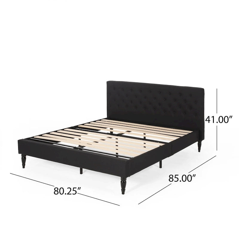 Atterbury Upholstered King Bed Platform by Christopher Knight Home 7