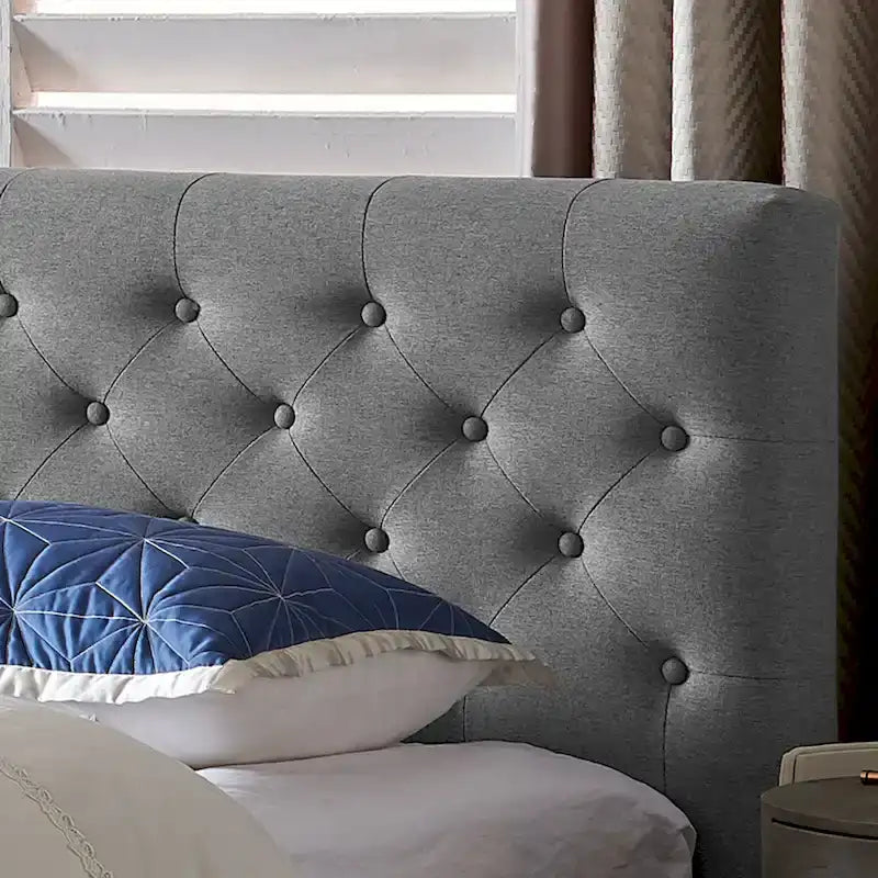 Atterbury Upholstered King Bed Platform by Christopher Knight Home 9