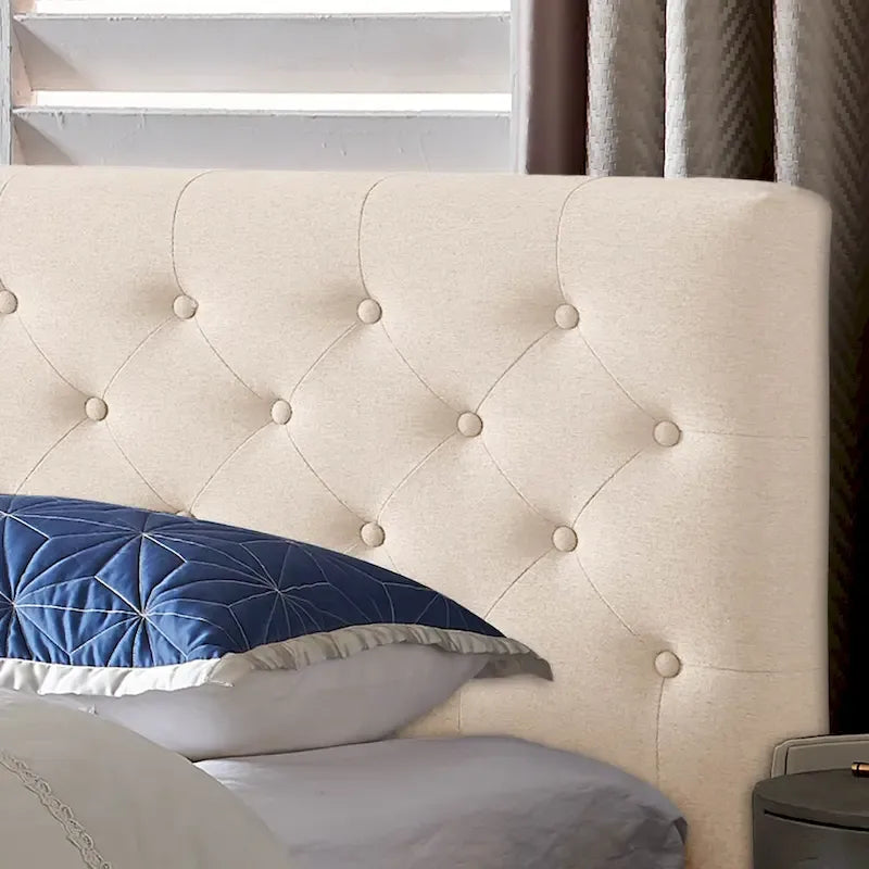 Atterbury Upholstered King Bed Platform by Christopher Knight Home 16