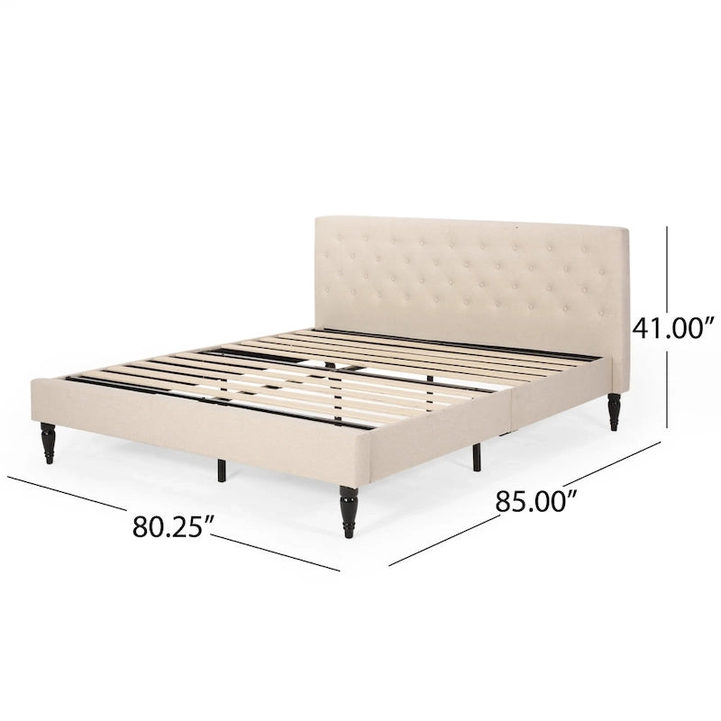 Atterbury Upholstered King Bed Platform by Christopher Knight Home 20