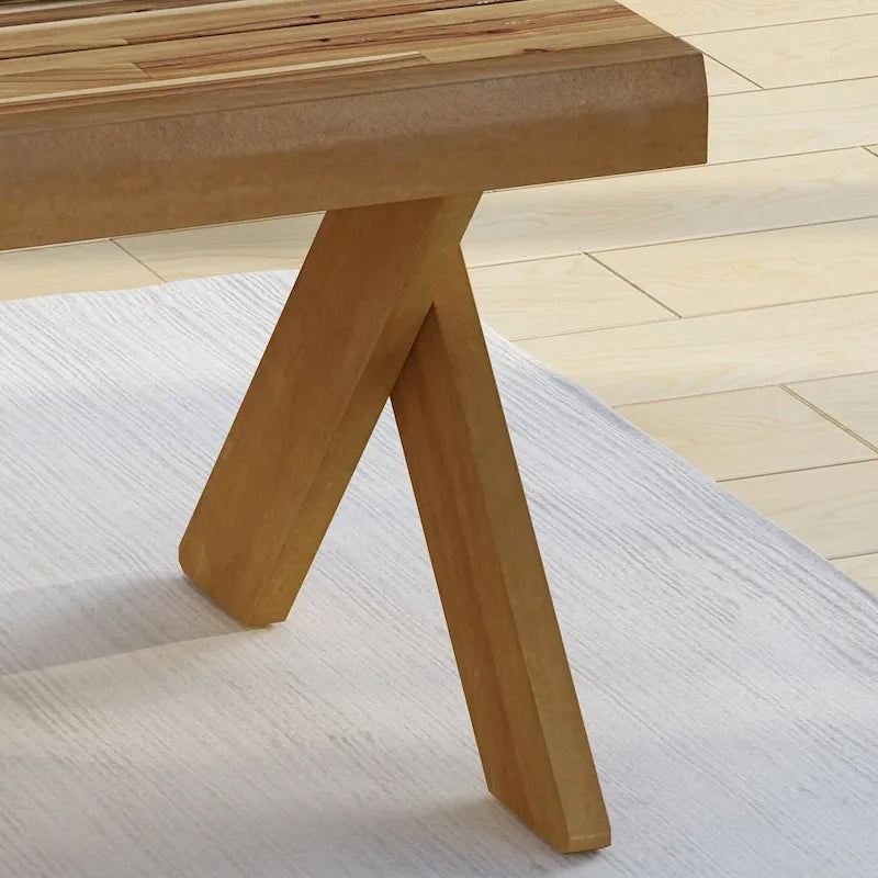 Esmeralda Farmhouse Acacia Wood Coffee Table by Christopher Knight Home 4