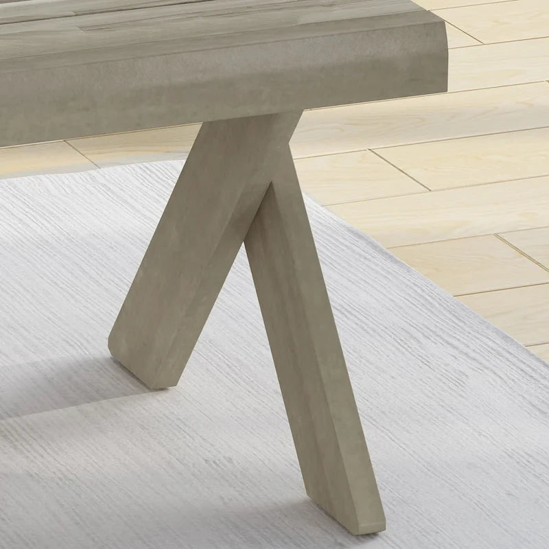 Esmeralda Farmhouse Acacia Wood Coffee Table by Christopher Knight Home 8
