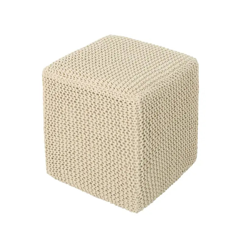 Tessie Knitted Foot Stool by Christopher Knight Home 4
