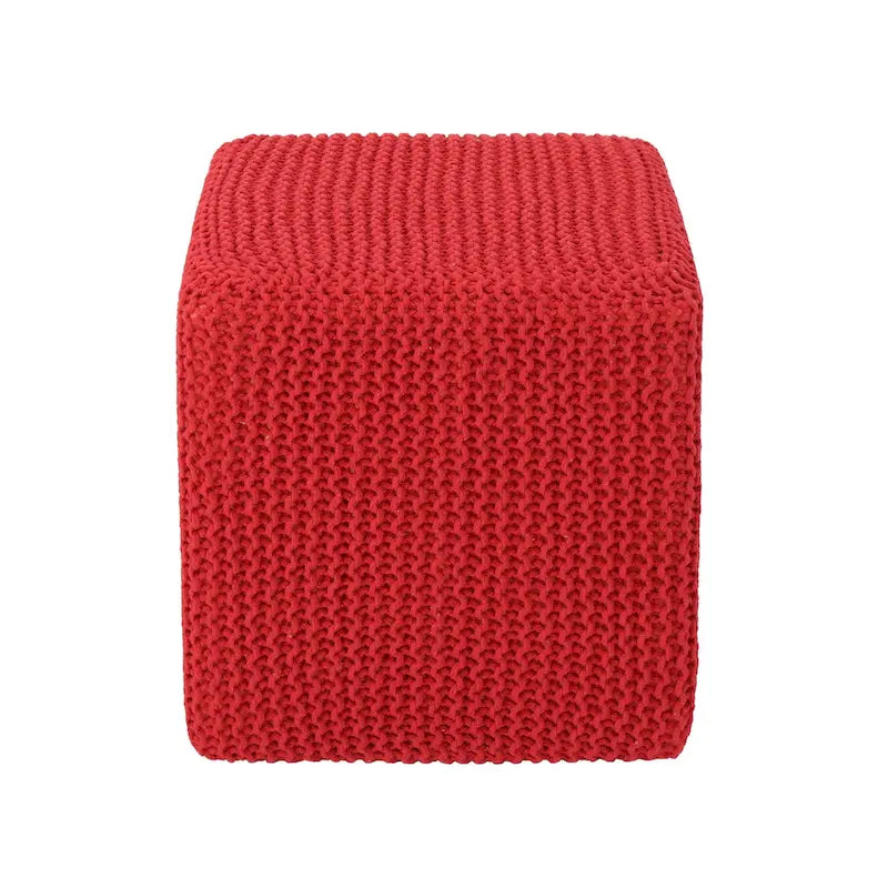 Tessie Knitted Foot Stool by Christopher Knight Home 12