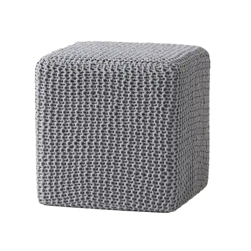Tessie Knitted Foot Stool by Christopher Knight Home 15