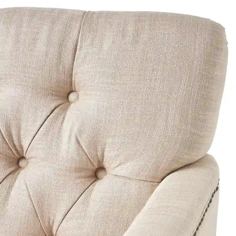 Malone Tufted Back Fabric Club Chair by Christopher Knight Home - 28.00 L x 29.50 W x 33.50 H 7