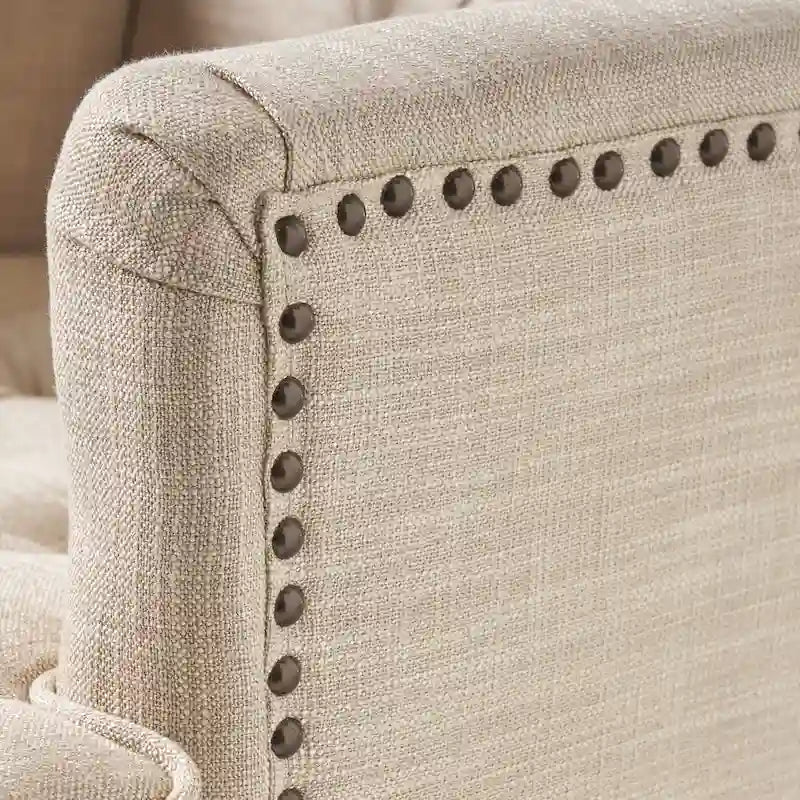 Malone Tufted Back Fabric Club Chair by Christopher Knight Home - 28.00 L x 29.50 W x 33.50 H 8