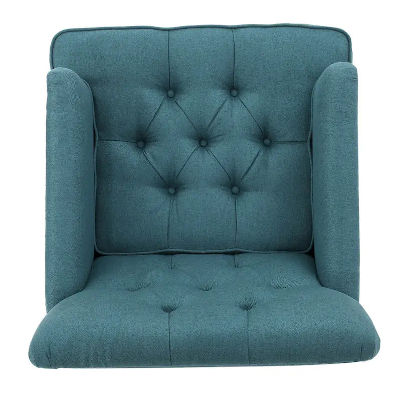 Malone Tufted Back Fabric Club Chair by Christopher Knight Home - 28.00 L x 29.50 W x 33.50 H 18