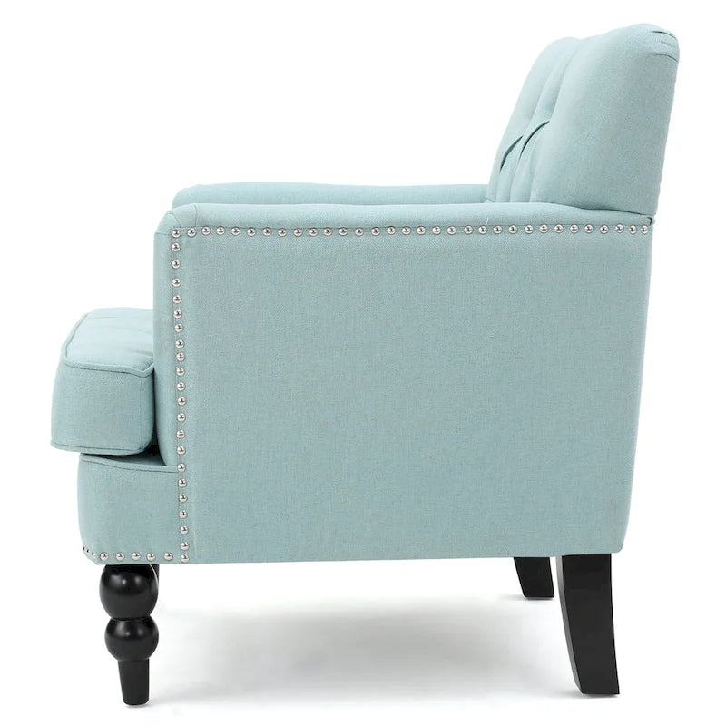 Malone Tufted Back Fabric Club Chair by Christopher Knight Home - 28.00 L x 29.50 W x 33.50 H 22