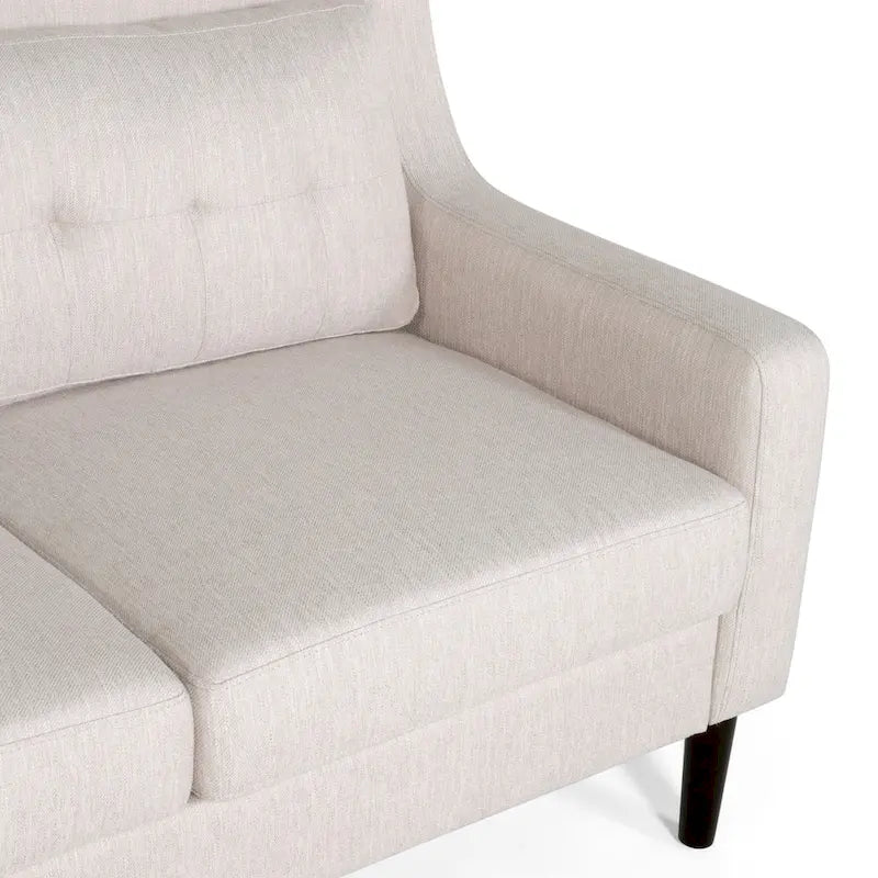 Divanetto in tessuto contemporaneo Galene di Christopher Knight Home - 58,00 L x 33,50 P x 34,50 H 6