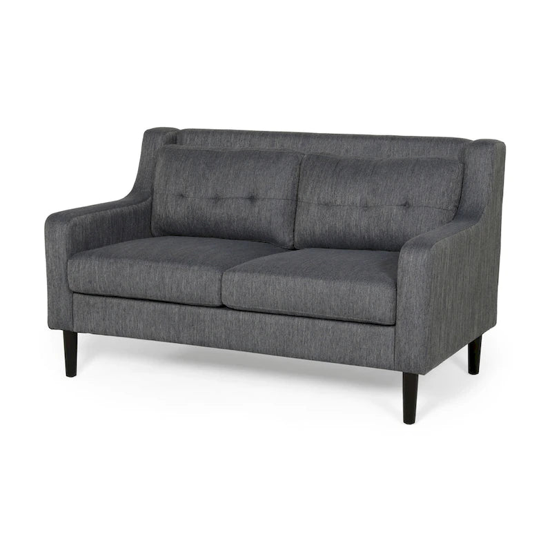Divanetto in tessuto contemporaneo Galene di Christopher Knight Home - 58,00 L x 33,50 P x 34,50 H 9