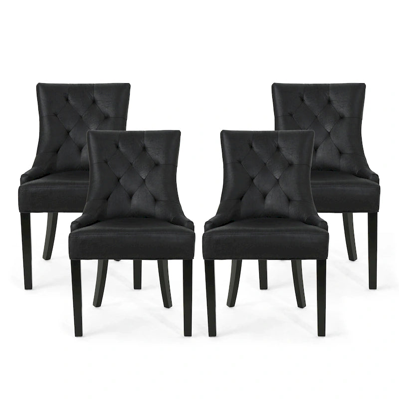 Hayden Contemporary Tufted Dining Chair (Set of 4) by Christopher Knight Home 14