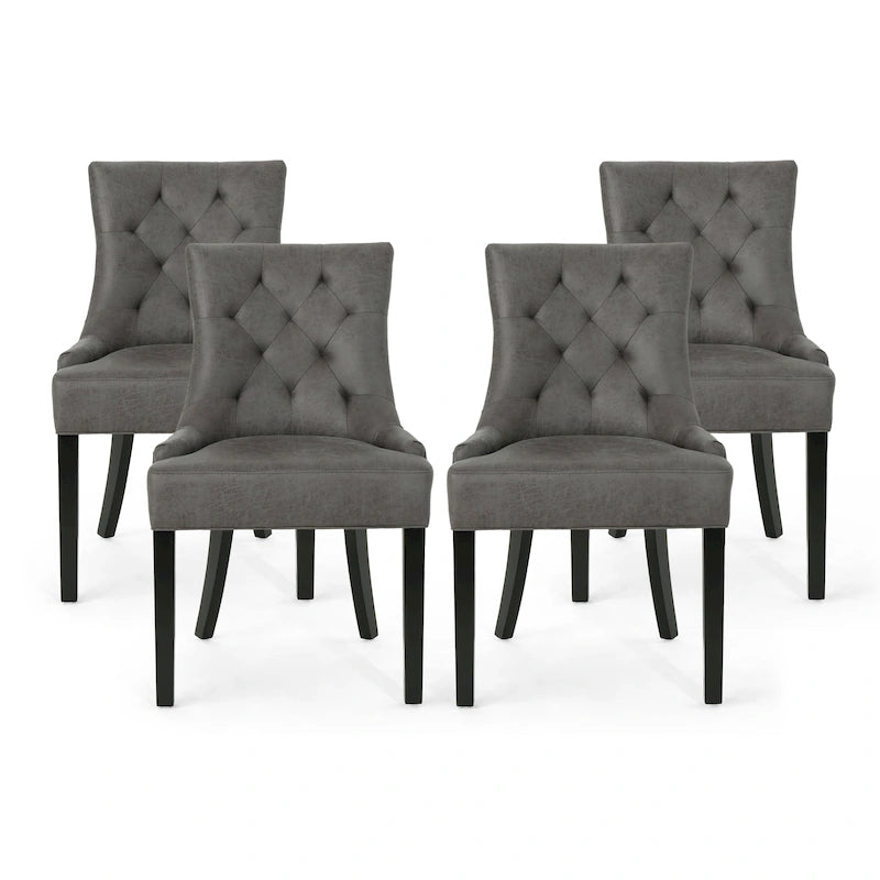 Hayden Contemporary Tufted Dining Chair (Set of 4) by Christopher Knight Home 15