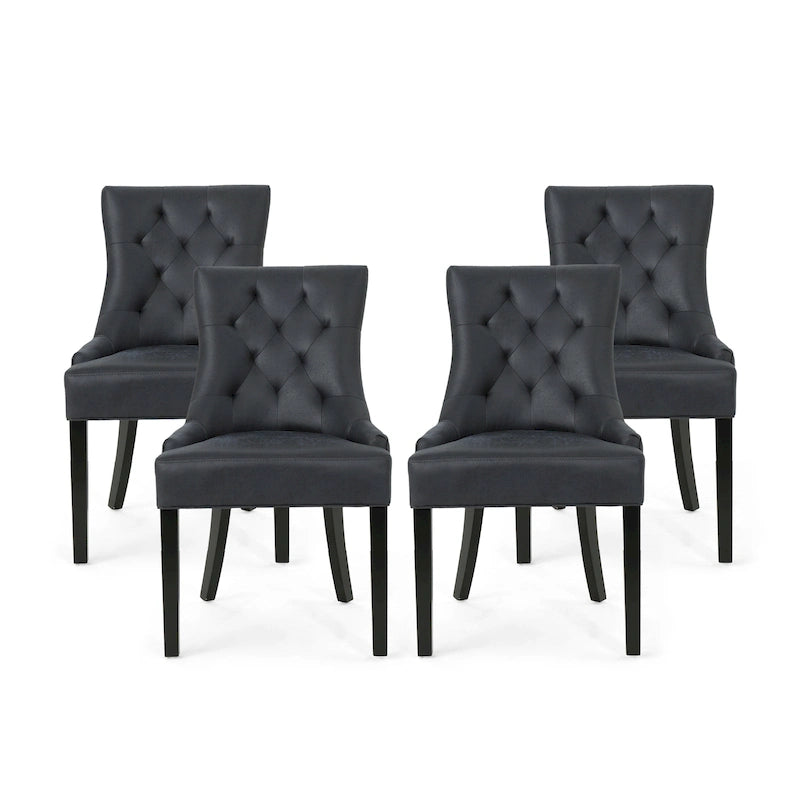 Hayden Contemporary Tufted Dining Chair (Set of 4) by Christopher Knight Home 16