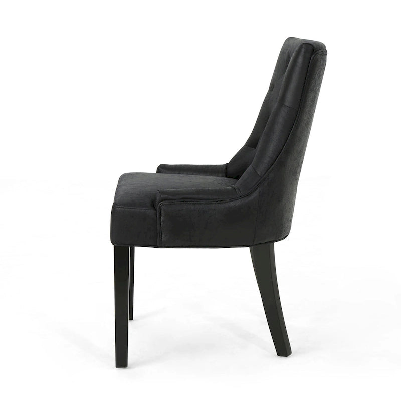 Hayden Contemporary Tufted Dining Chair (Set of 4) by Christopher Knight Home 4