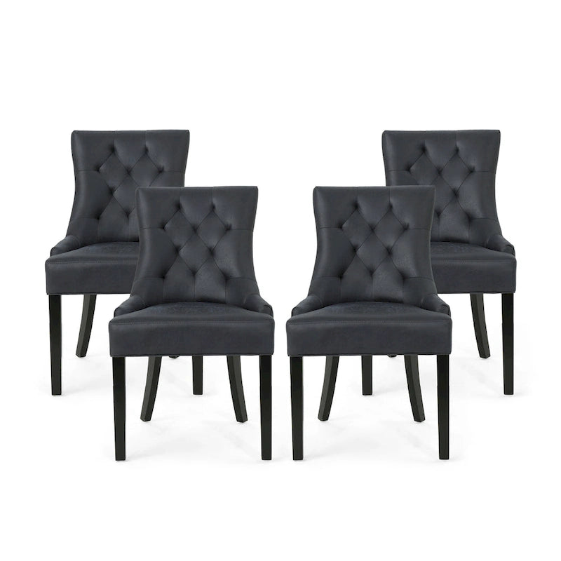 Hayden Contemporary Tufted Dining Chair (Set of 4) by Christopher Knight Home 11