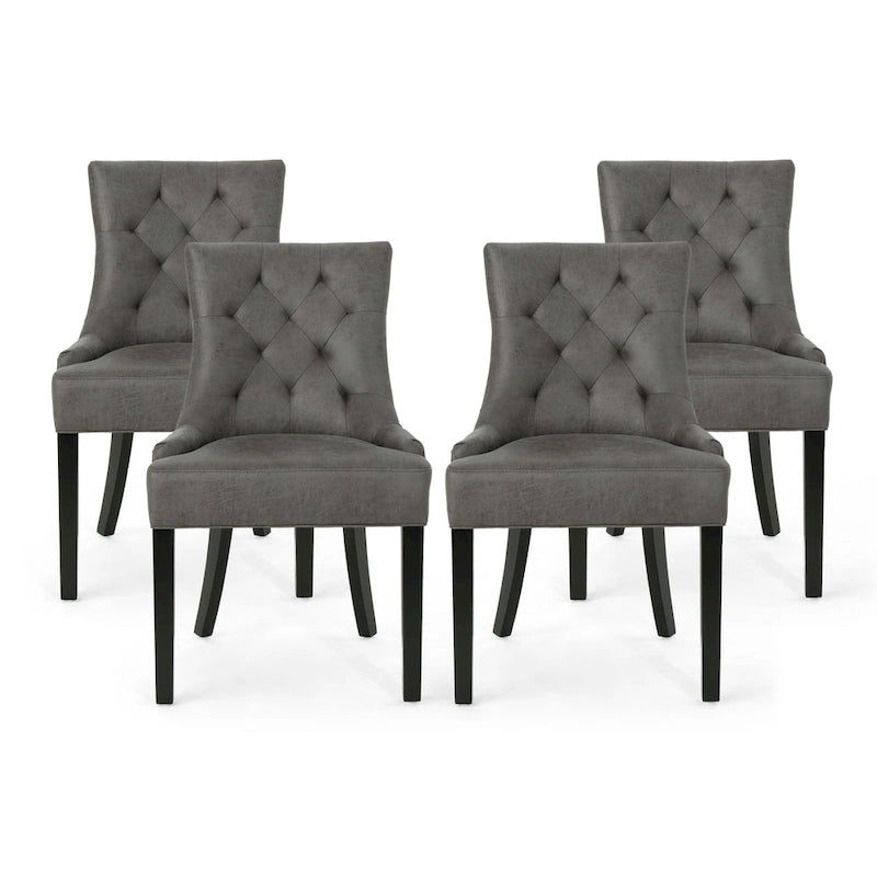 Hayden Contemporary Tufted Dining Chair (Set of 4) by Christopher Knight Home 13