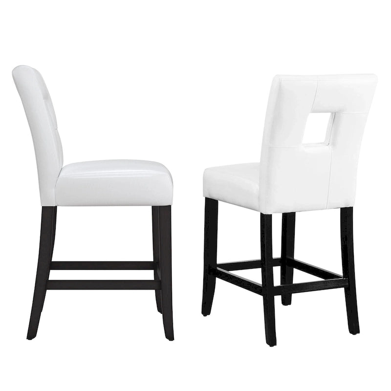 Sgabelli alti da bancone Brda Keyhole con schienale alto (set da 2) - Sgabello 15