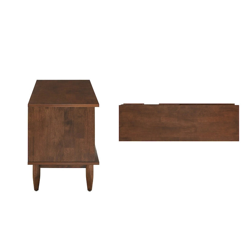 Bardolino Mid-Century Wood 2-Drawer TV Stand - 59-Inch 3